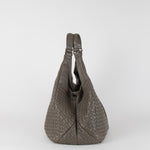 Bottega Veneta Olive Green Intrecciato Campana Bag