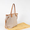 Louis Vuitton Damier Azur Neverfull MM Tote Bag