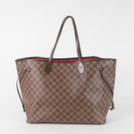 Louis Vuitton Brown Damier Ebene Neverfull GM Tote Bag