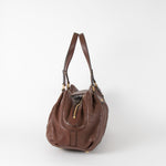 Louis Vuitton Brown Monogram Mahina Leather Handbag