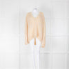 Raey Gold Sparkly Lurex  Knitted Jumper