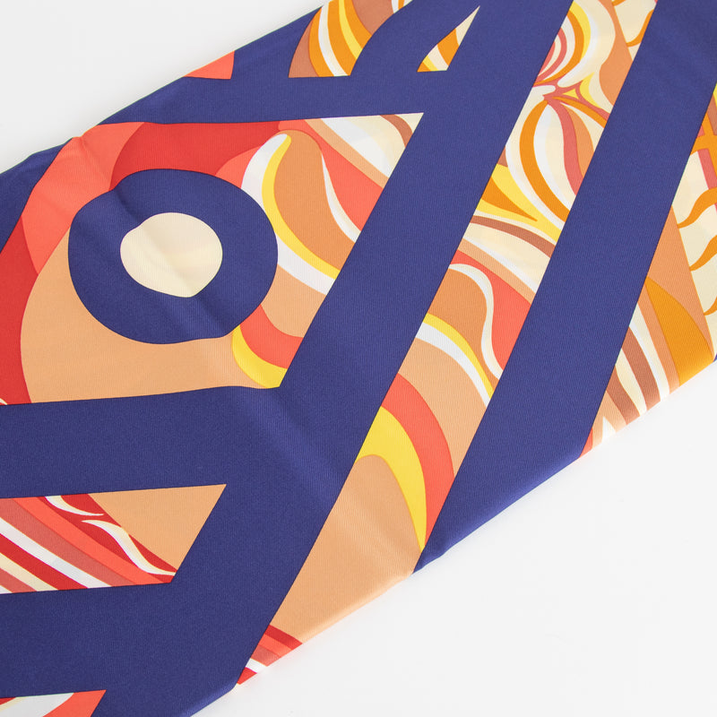 Hermes Blue Yellow Le Reve De Julia Scarf