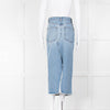 Raey Long Pale Blue Denim Skirt