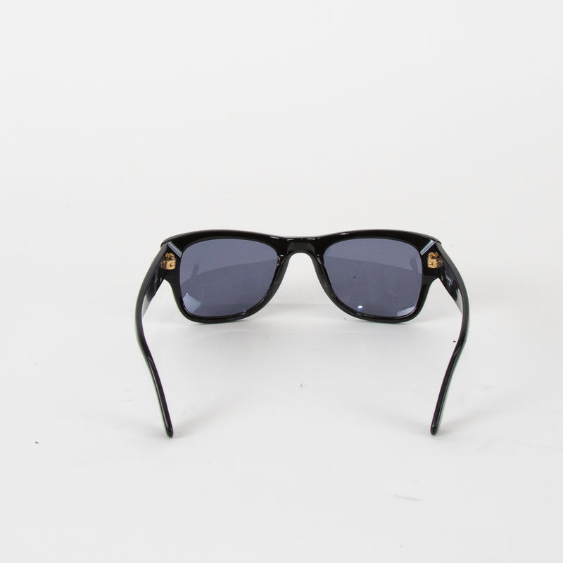 Chanel Black Sunglasses With Gold Logo