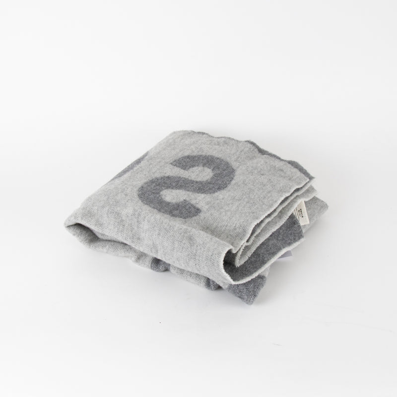 Acne Studios Grey Motif Scarf