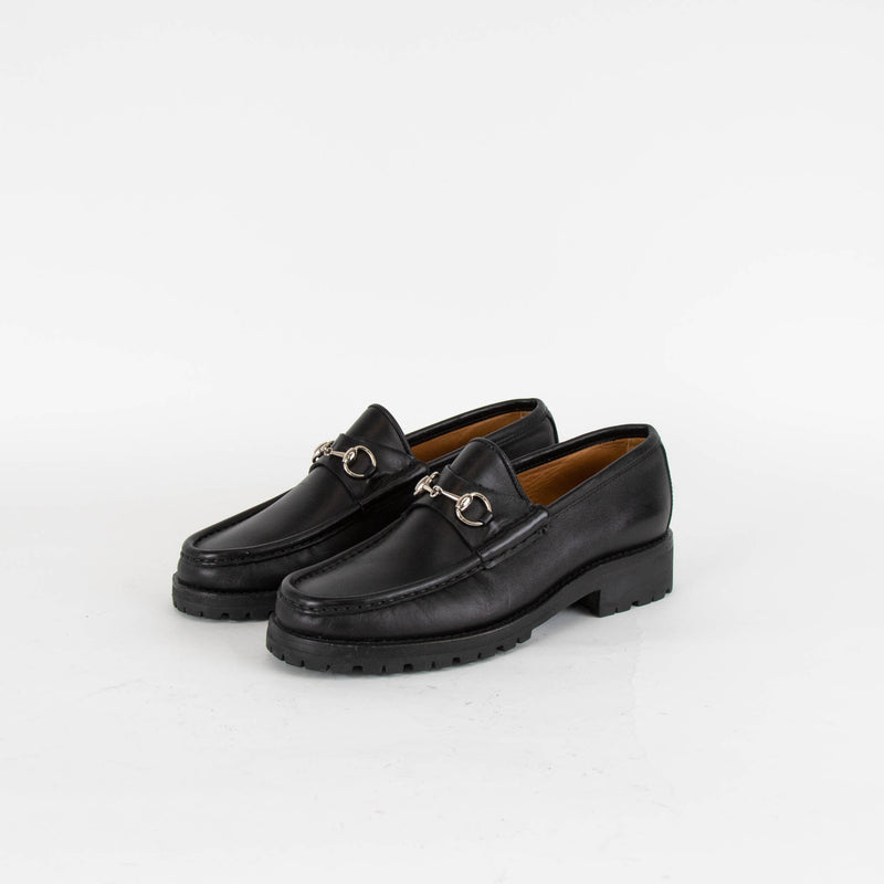 Gucci Black Loafers Horsebit