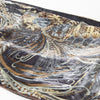 Salvatore Ferragamo Grey Paisley Velvet Long Scarf