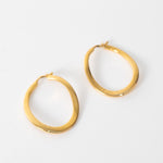 Missoma Gold Wave Hoops