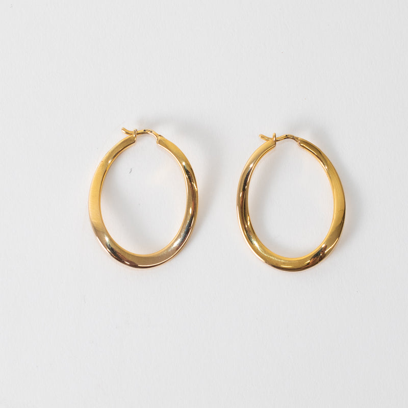 Missoma Gold Wave Hoops