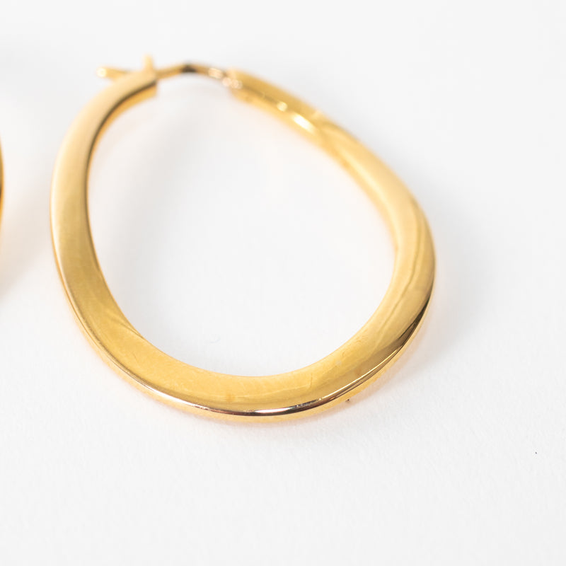 Missoma Gold Wave Hoops