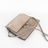 Chloe Medium Faye Bag in Beige Contrast Leather and Suede