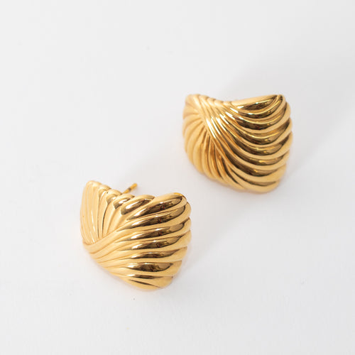 Missoma Ripple Oversized Stud Earrings