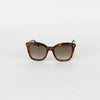 Gucci Tortoiseshell Sunglasses With Silver Arms