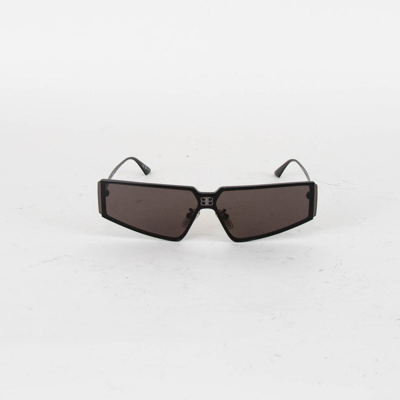 Balenciaga Rectangle Black Frame Sunglasses