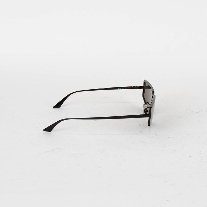 Balenciaga Rectangle Black Frame Sunglasses