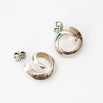 Bottega Veneta Silver Curl Earrings