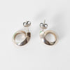 Bottega Veneta Silver Curl Earrings