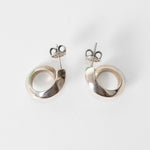 Bottega Veneta Silver Curl Earrings