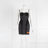 Heron Preston Black Corset Panelled Dress