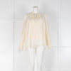 Zimmermann Cream Fringe Swing Blouse