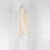 Zimmermann Cream Fringe Swing Blouse