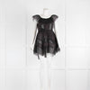 Charo Ruiz Black Lace Mini Dress
