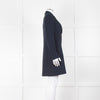 Claudie Pierlot Navy Duster Coat with Gold Buttons