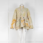 Stine Goya Green Yellow Cream Patterned Jacket