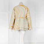 Stine Goya Green Yellow Cream Patterned Jacket