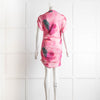 Isabel Marant  Pink Tie Dye Ruched Minidress