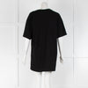 Jimmy Choo Black White Slogan T Shirt