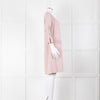 Jane Blush Pink Shift Dress with Fluted Sleeves