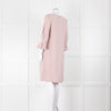 Jane Blush Pink Shift Dress with Fluted Sleeves