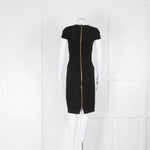 Roland Mouret Black Crepe Cut-Out Shift Dress