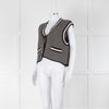 Me+Em Black Cream Knitted Waistcoat