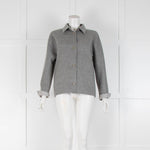 Loro Piana Grey Cashmere Shirt Jacket