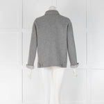 Loro Piana Grey Cashmere Shirt Jacket