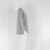 Loro Piana Grey Cashmere Raglan Jumper