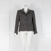 Loro Piana Grey Cashmere Button Up Jacket