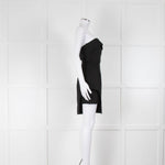 Zimmerman Black Sparkle Thread Strapless Mini Dress