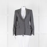 Stella McCartney Grey Light Wool Blazer Jacket