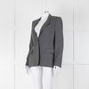 Stella McCartney Grey Light Wool Blazer Jacket