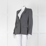 Stella McCartney Grey Light Wool Blazer Jacket