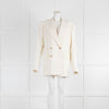 Gabriela Hearst Narciso Virgin Wool Wide Peak Lapel Double Breasted Blazer