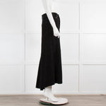 Raey Black A-Line 5 Pocket Suede Skirt