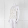 Vannina Vesperina Cream Black Polka Dot Silk Camisole