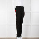 Gucci Black Love Embroidered Slim Jeans