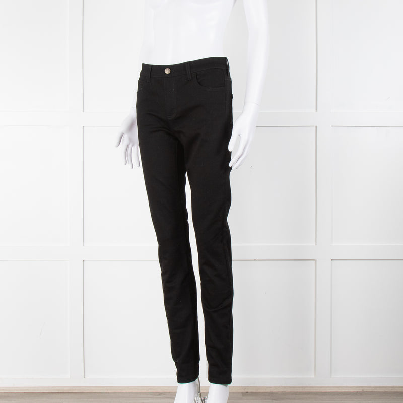 Gucci Black Love Embroidered Slim Jeans