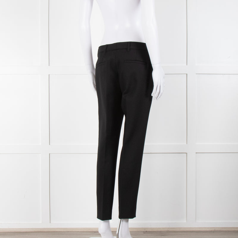 Miu Miu Black Tailored Cropped Trousers