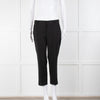 Red Valentino Black Fine Wool Cropped Trousers